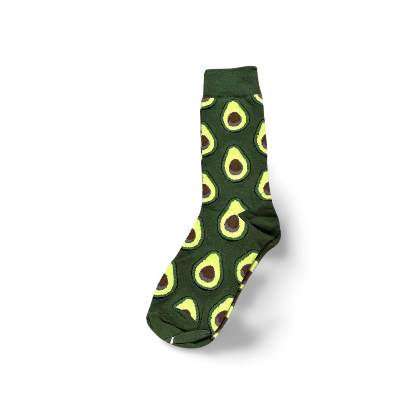 Trendy ankle socks with playful avocado patterns - a quirky and fun gift for him.